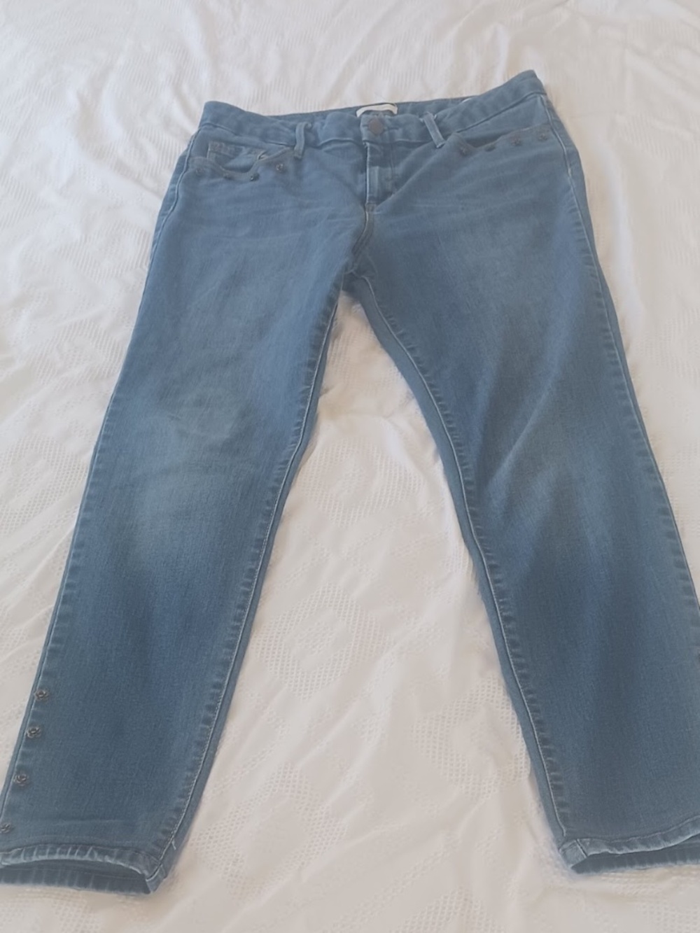 High Rise Jeans w/ 16 rose charms